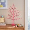 2ft LED Pink Table Top Twig Tree -Home Decoration 30924283