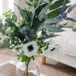 Artificial Anemone & Berries Letterbox Bouquet -Home Decoration 30924334 alt03