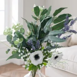 Artificial Anemone & Berries Letterbox Bouquet -Home Decoration 30924334 alt06