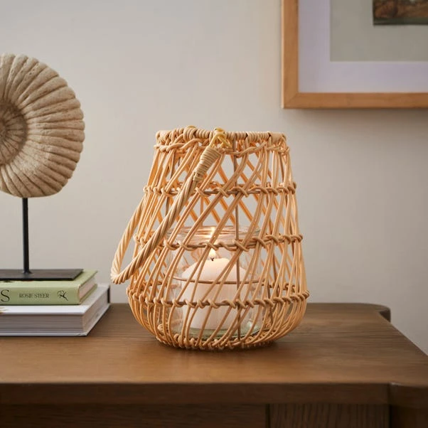 Medium Rattan Lantern 3 Medium Rattan Lantern