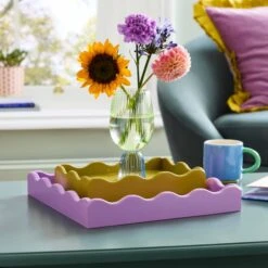 Sophie Robinson Set Of 2 Wavy Edge Trays -Home Decoration 30924496