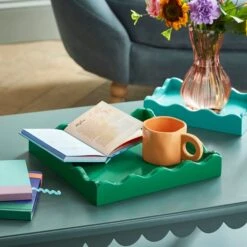 Sophie Robinson Set Of 2 Wavy Edge Trays -Home Decoration 30924497 alt01