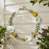Iron Outdoor Indoor Flower Wreath