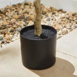 Artificial Rose Tree In Black Plant Pot 7 Artificial Rose Tree In Black Plant Pot -Home Decoration 30925736 alt02