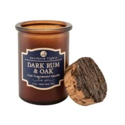 Northern Lights Spirit Dark Rum And Oak Jar Candle -Home Decoration 30925965 alt02