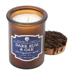 Northern Lights Spirit Dark Rum And Oak Jar Candle -Home Decoration 30925965 alt03
