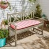 Striped Outdoor Bench Pad 2 Striped Outdoor Bench Pad -Home Decoration 30926378