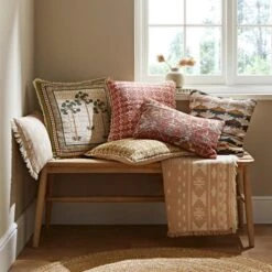 Matalasse Ikat Cotton Cushion Cover -Home Decoration 30927596 alt04