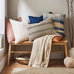 Edited Life Woven Stripe Cotton Cushion Cover -Home Decoration 30927612 alt04