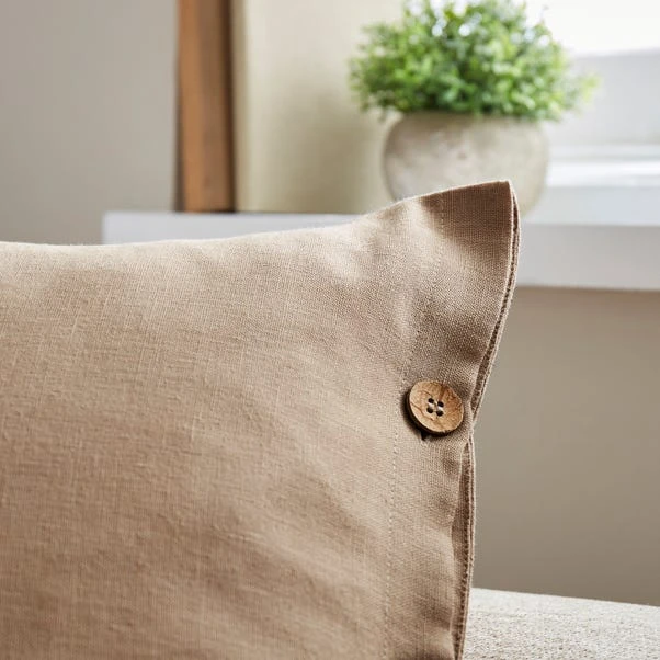 Cotton Linen Square Cushion Cover 12 Cotton Linen Square Cushion Cover - Image 10
