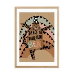 East End Prints Dancing Leopard By Wonder And Rah -Home Decoration 30929072 alt01