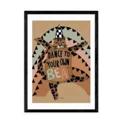 East End Prints Dancing Leopard By Wonder And Rah -Home Decoration 30929075 alt01