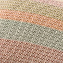 Woven Stripe Cotton Square Cushion Cover -Home Decoration 30931364 alt03