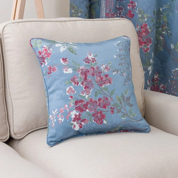 Trailing Wisteria Square Cushion 3 Trailing Wisteria Square Cushion