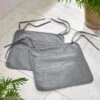 Set Of 2 Grey Water Resist Seat Covers -Home Decoration 30931860
