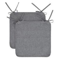 Set Of 2 Grey Water Resist Seat Covers -Home Decoration 30931860 alt04