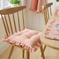 Linford Frill Square Seat Pad -Home Decoration 30931863