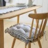 Linford Frill Square Seat Pad -Home Decoration 30931873