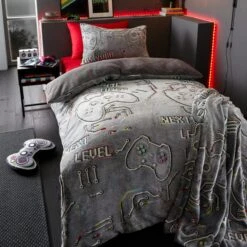 Catherine Lansfield Game Over Fleece Cushion -Home Decoration 30931988 alt03