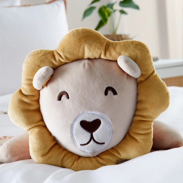 Catherine Lansfield Cuddle Friends Lion Cushion 4 Catherine Lansfield Cuddle Friends Lion Cushion - Image 2