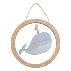 Petit Cheri Whale Hanging Plaque