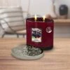 Heart And Home Ellipse Simply Mulberry Multi Wick Candle -Home Decoration 30933013