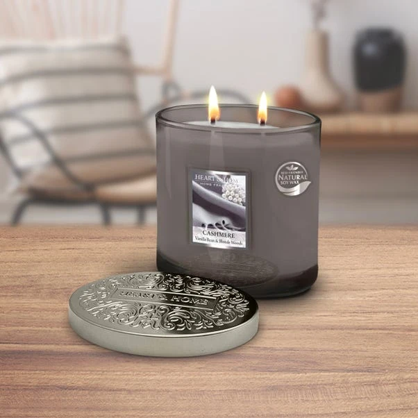 Heart And Home Ellipse Cashmere Multi Wick Candle 3 Heart And Home Ellipse Cashmere Multi Wick Candle