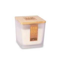 Heart And Home Bamboo Cedarwood & White Musk Jar Candle -Home Decoration 30933032 alt01