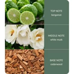 Heart And Home Bamboo Cedarwood & White Musk Jar Candle -Home Decoration 30933032 alt03