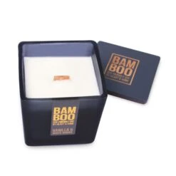 Heart And Home Bamboo Vanilla & White Woods Jar Candle 8 Heart And Home Bamboo Vanilla & White Woods Jar Candle -Home Decoration 30933036 alt02