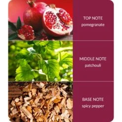 Heart And Home Bamboo Pomegranate & Pepperwood Jar Candle -Home Decoration 30933037 alt03