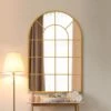 Arcus Arched Curved Window Indoor Outdoor Wall Mirror -Home Decoration 30935011