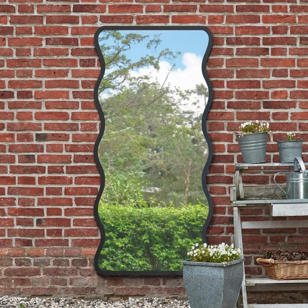 Fluctus Wavy Rectangle Indoor Outdoor Full Length Wall Mirror 9 Fluctus Wavy Rectangle Indoor Outdoor Full Length Wall Mirror - Image 7