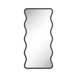 Fluctus Wavy Rectangle Indoor Outdoor Full Length Wall Mirror 19 Fluctus Wavy Rectangle Indoor Outdoor Full Length Wall Mirror -Home Decoration 30935060 alt02