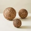 Set Of 3 Water Hyacinth Ornamental Balls -Home Decoration 30935398