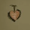 Love Story Husband & Wife Heart Hanging Ornament