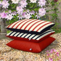Rucomfy Nautical Stripe Indoor Outdoor Floor Cushion -Home Decoration 30938248 alt02