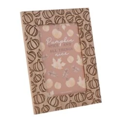 Pumpkin Patterned Wooden Natural Photo Frame -Home Decoration 30957520 alt02