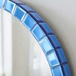 Mirrored Edge Round Wall Mirror -Home Decoration 30958318 alt01