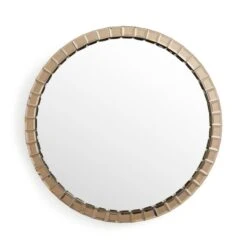 Mirrored Edge Round Wall Mirror -Home Decoration 30958384 alt02