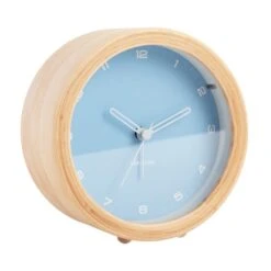Karlsson Gentle Round Wooden Alarm Clock -Home Decoration 30960134 alt02
