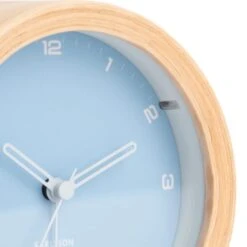 Karlsson Gentle Round Wooden Alarm Clock -Home Decoration 30960134 alt03