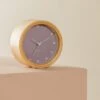 Karlsson Gentle Round Wooden Alarm Clock -Home Decoration 30960135