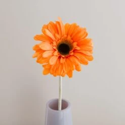 Orange Gerbera Stem -Home Decoration 30963898 alt03