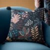 Catherine Lansfield Exotic Leaves Square Cushion -Home Decoration 30969822