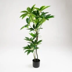 Artificial Umbrella Plant In Black Plant Pot -Home Decoration 30975103 alt02