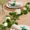 Artificial Rose & Bud Garland 1 Artificial Rose & Bud Garland -Home Decoration 30975111