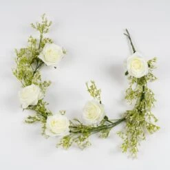 Artificial Rose & Gypsophila Garland -Home Decoration 30975152 alt02