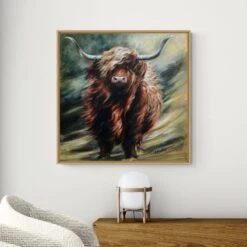 Another Bad Hair Day Framed Canvas