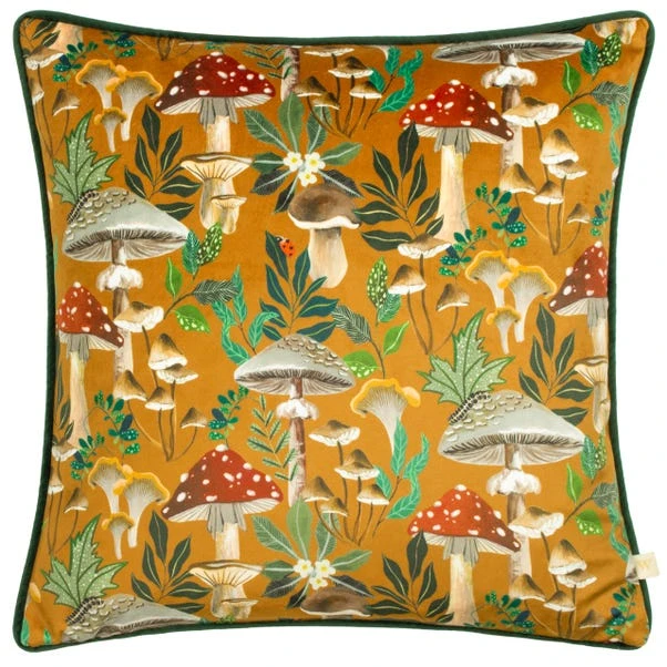 Wylder Wild Garden Mushroom Square Cushion 10 Wylder Wild Garden Mushroom Square Cushion - Image 8